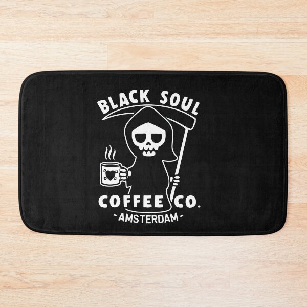 Item preview, Black Soul Coffee Cafe Grim Reaper designed and sold by domdesigns468.