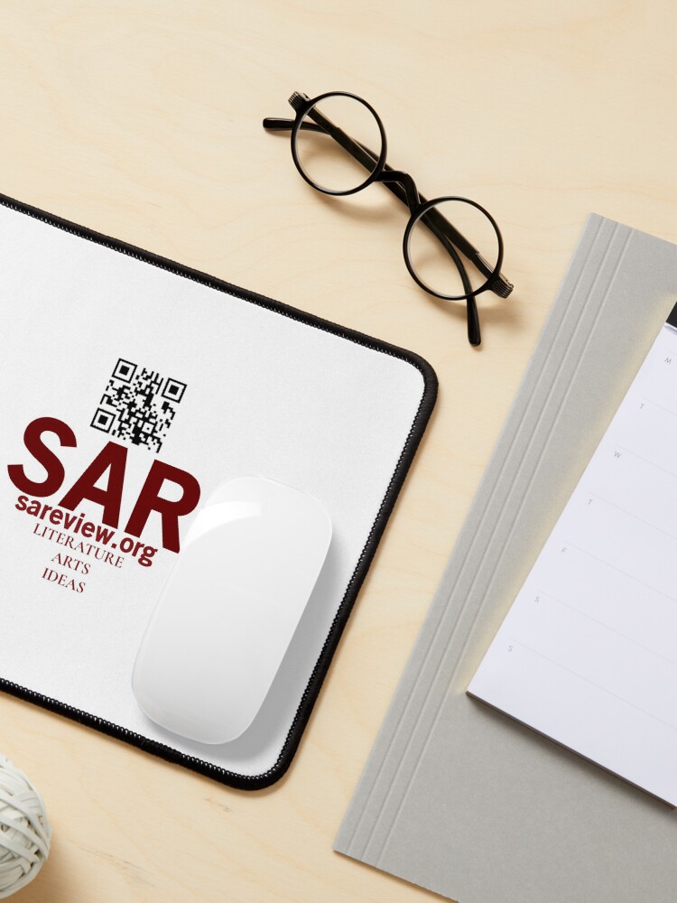 Alternate view of San Antonio Review w/QR code (pick your color) Mouse Pad