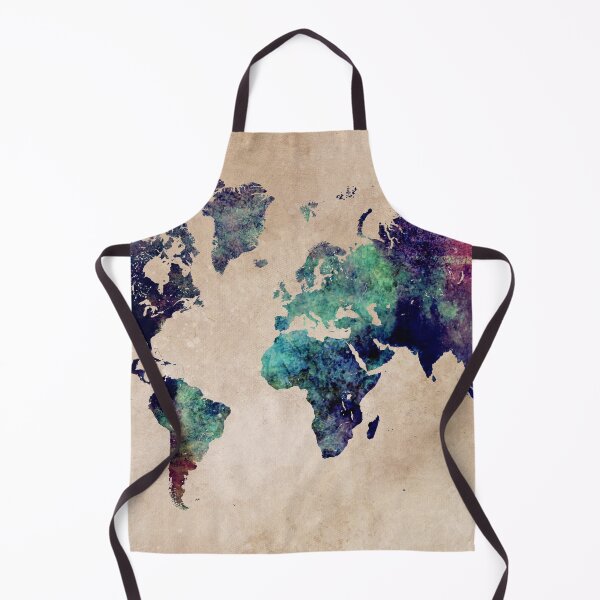 Item preview, World Map cold World designed and sold by JBJart.