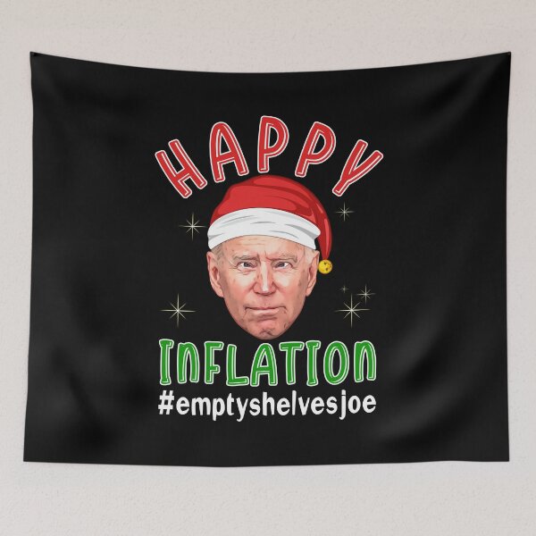 Artikelvorschau, Lustiger Biden Happy Inflation Leere Regale Joe Holiday entworfen und verkauft von FunWearVM.