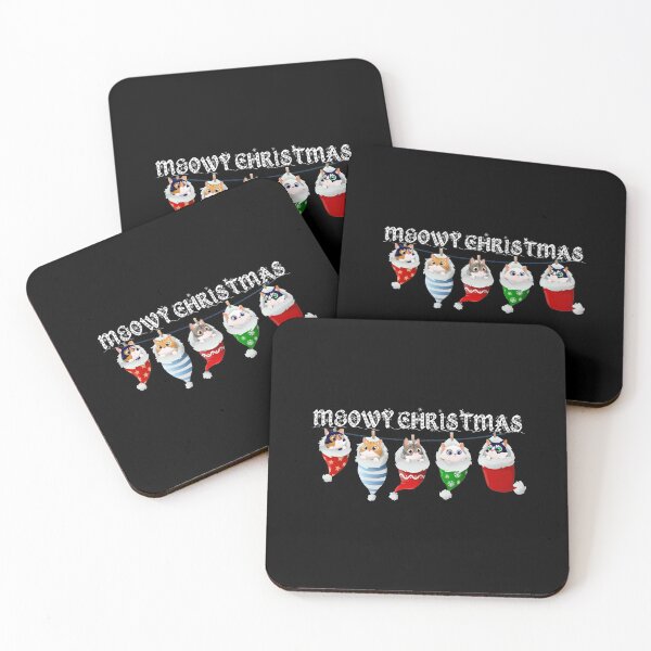 Item preview, Meowy Christmas! Cute Christmas cat design! designed and sold by HROC.