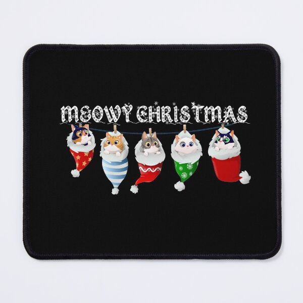 Item preview, Meowy Christmas! Cute Christmas cat design! designed and sold by HROC.