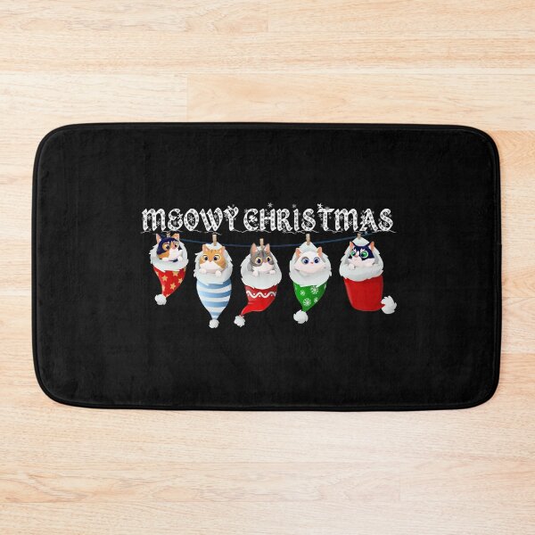 Item preview, Meowy Christmas! Cute Christmas cat design! designed and sold by HROC.