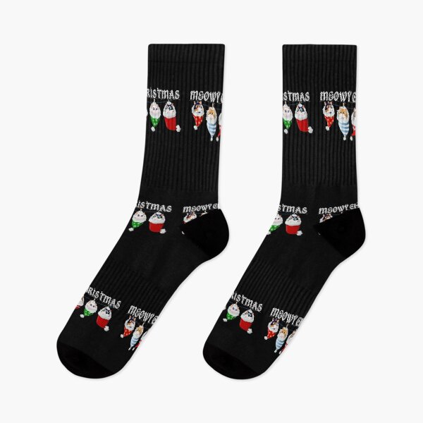 Item preview, Meowy Christmas! Cute Christmas cat design! designed and sold by HROC.