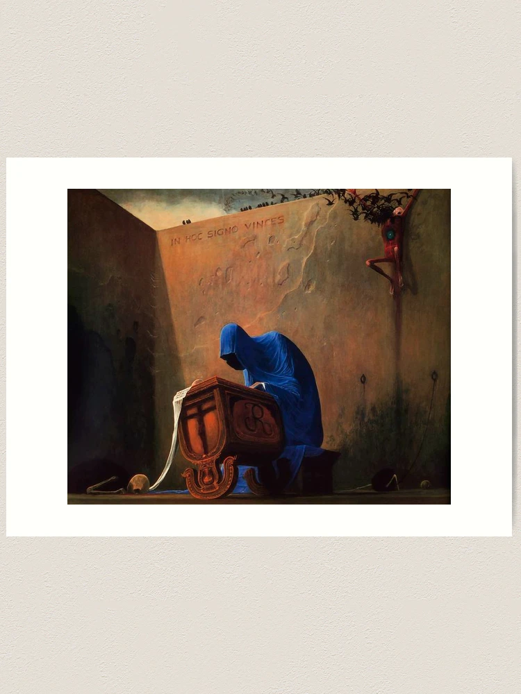 Untitled (The Accountant) by Zdzislaw Beksinski | Art Print