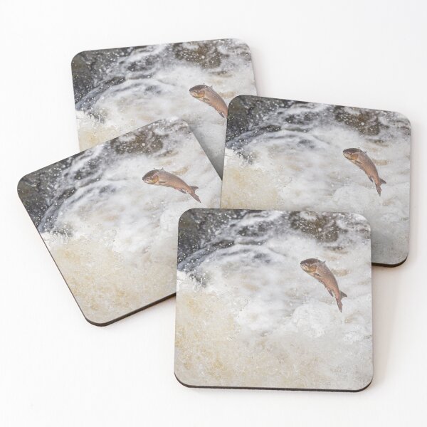 Item preview, salmon fish leaping designed and sold by chanonry.