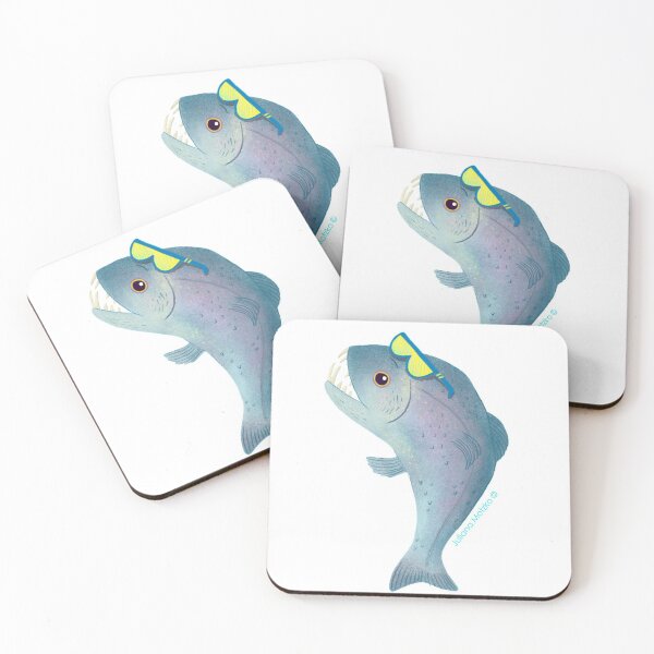 Item preview, Big Vampire Fish with sunglasses designed and sold by julianamotzko.