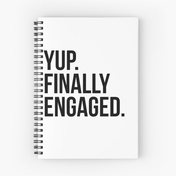 Item preview, Yup Finally Engaged  designed and sold by Profashionall.