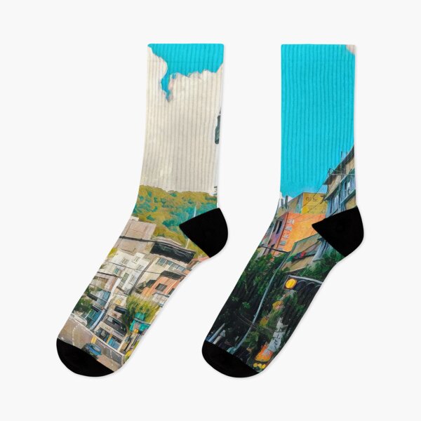 Item preview, Seoul City Streets designed and sold by Sofia-Draws.