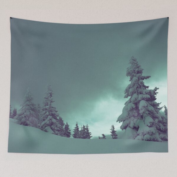 Item preview, Snow coverd Christmas trees designed and sold by salvage203.