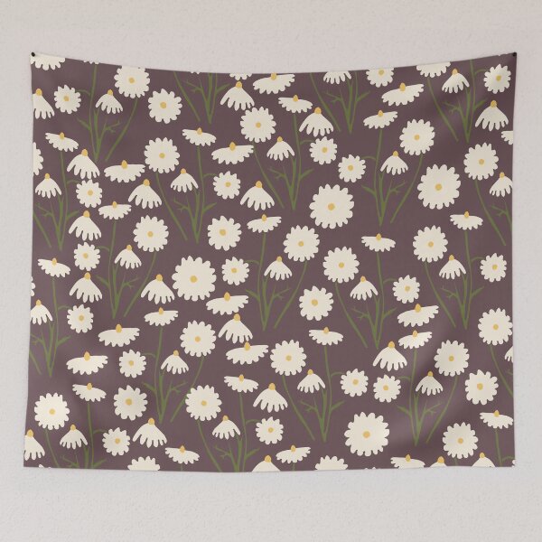 Item preview, Chamomile flowers pattern designed and sold by kapotka.