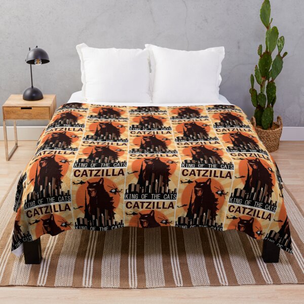 Item preview, Vintage Catzilla Japanese Sunset Style Cat Kitten Lover| Perfect Gift designed and sold by heathesvan.