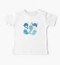 Narwhal Pattern Baby Tee