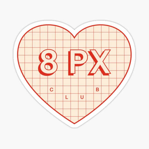 8px Club Sticker