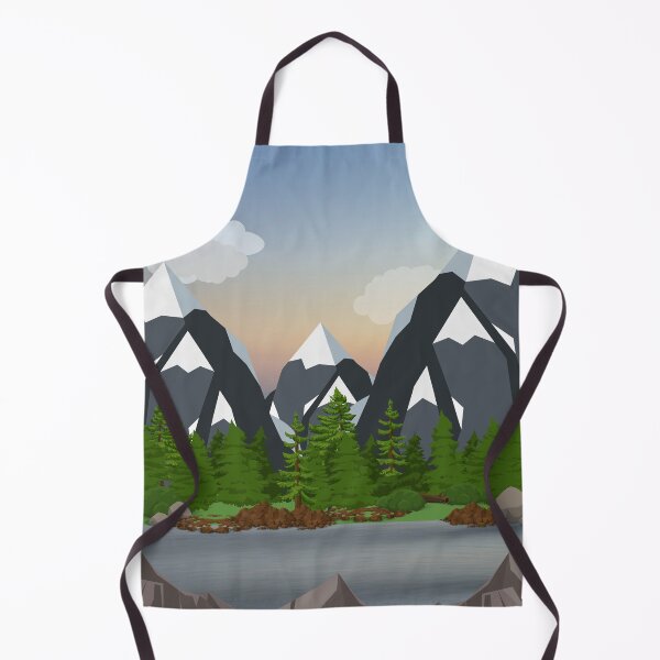 Item preview, Mountains by the Lake designed and sold by ThePurpleFrog.