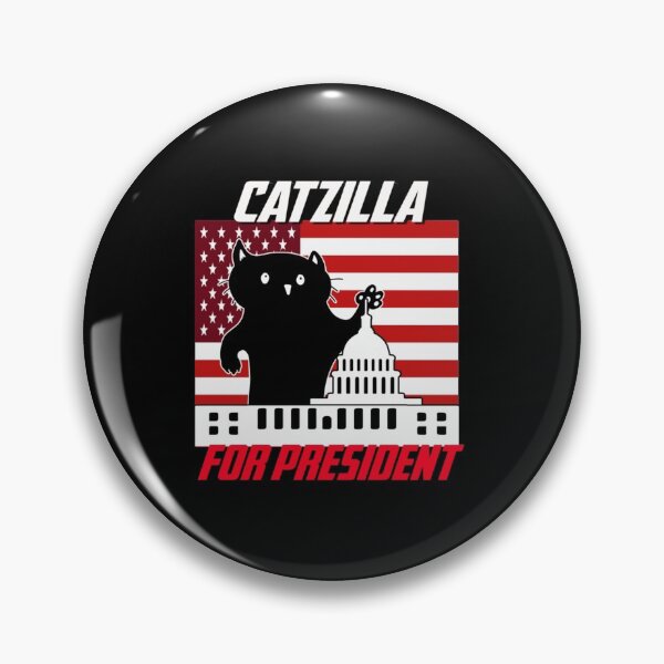 Item preview, Catzilla For President| Perfect Gift designed and sold by heathesvan.