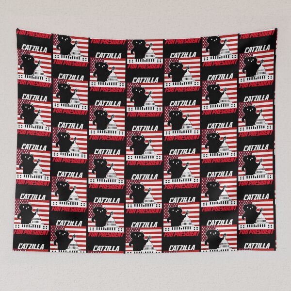 Item preview, Catzilla For President| Perfect Gift designed and sold by heathesvan.