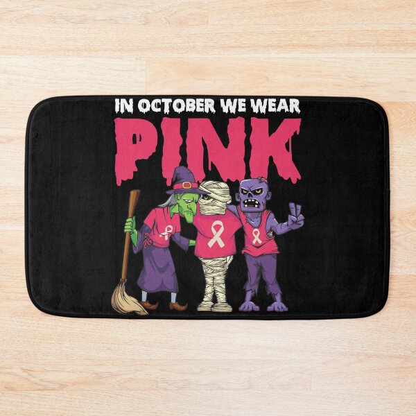 Item preview, In October We Wear Pink Pumpkins Breast Cancer Awareness Cure designed and sold by ecomdesign.