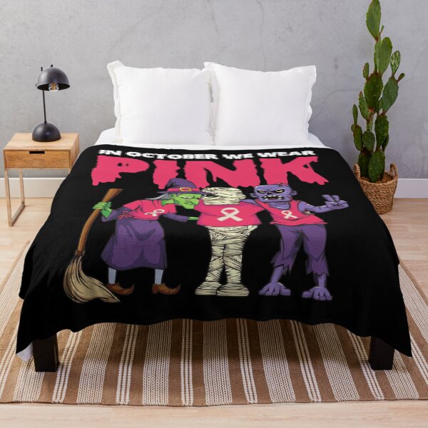 Item preview, In October We Wear Pink Pumpkins Breast Cancer Awareness Cure designed and sold by ecomdesign.