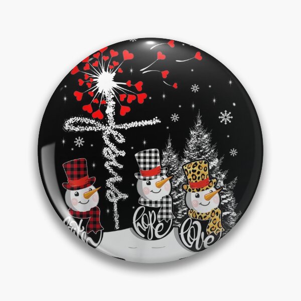 Item preview, Faith Hope Love Snowman Jesus Dandelion Christian Christmas designed and sold by taylobarucau97.