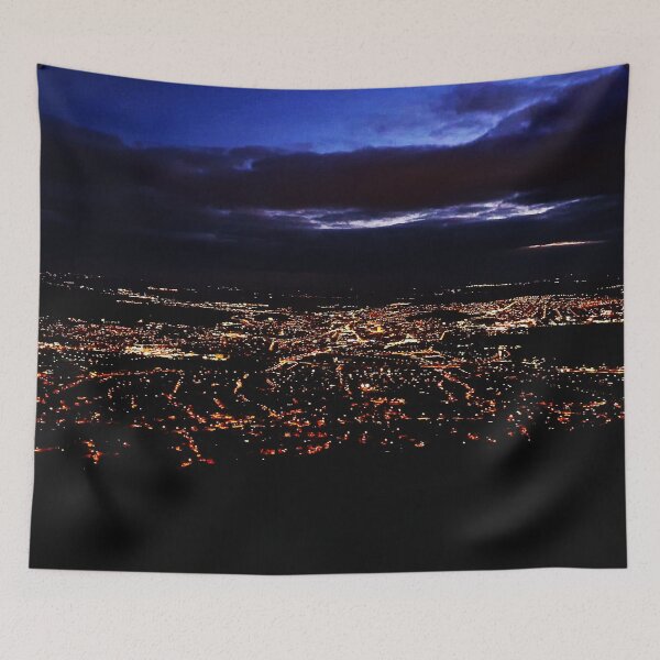 Item preview, View of city lights from mountain top designed and sold by Kate-P-.