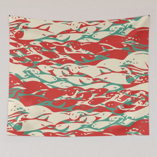 Item preview, Red Alert, Winter Green & Winter White #2 designed and sold by Kettukas.