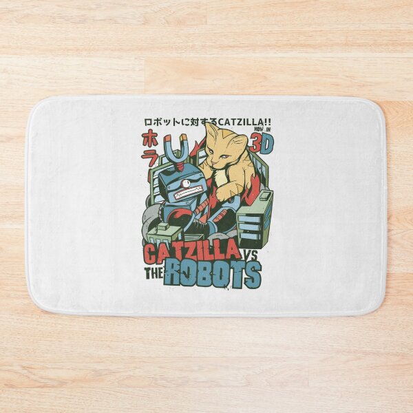 Item preview, Catzilla vs Robots| Perfect Gift designed and sold by heathesvan.