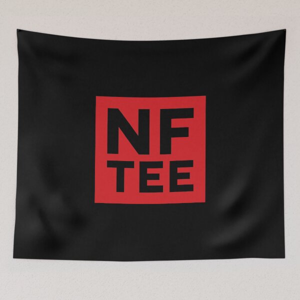 Item preview, NF TEE (Red on Black) designed and sold by STUDIO-72.