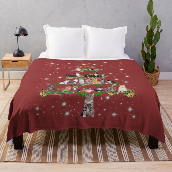 Item preview, Funny Cats Christmas Tree Tee Ornament Decor Gift designed and sold by taylobarucau97.