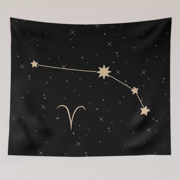 Item preview, Aries Star Sign Zodiac Constellation designed and sold by sashabookishart.