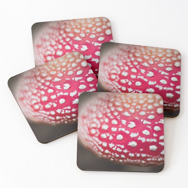 Item preview, Red beautiful mushroom fly agaric growing in the forest close-up designed and sold by Evgeniia Biriukova.