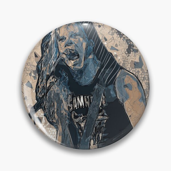 Item preview, James Hetfield Metallica FanArt Illustration, GOLPEVISUAL Metal Collection designed and sold by GolpeVisual.
