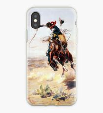 Charles Marion Russell Ein Bad Hoss iPhone-Hülle & Cover