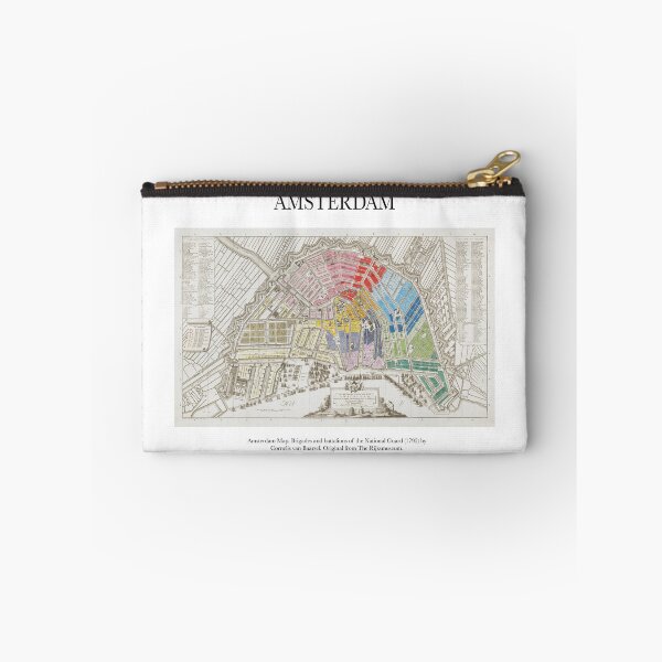 Item preview, Vintage Old Amsterdam Map. Brigades and battalions of the National Guard designed and sold by FrostMintStudio.