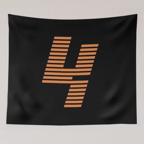 Item preview, 4 Driver Number (Black BG) designed and sold by FilipeFerreira.