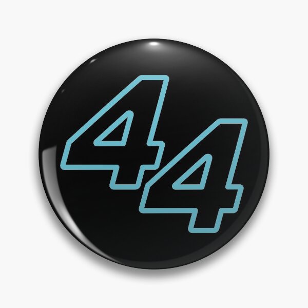 Item preview, 44 Driver Number (Light Blue/Black BG) designed and sold by FilipeFerreira.