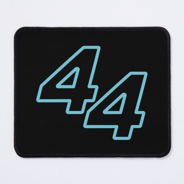 Item preview, 44 Driver Number (Light Blue/Black BG) designed and sold by FilipeFerreira.