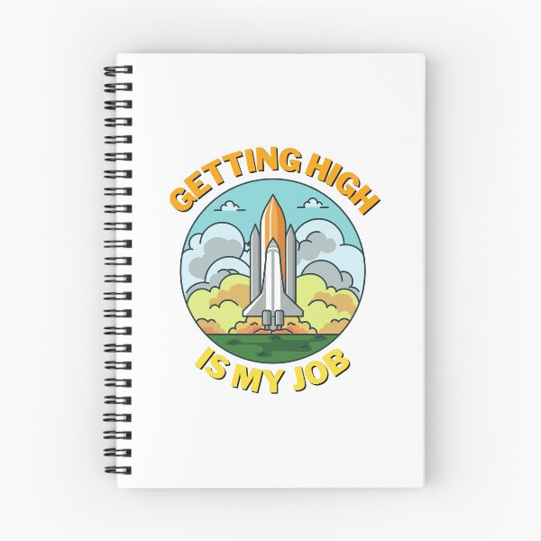 Item preview, Getting High Is My Job Sticker designed and sold by Water Flick.