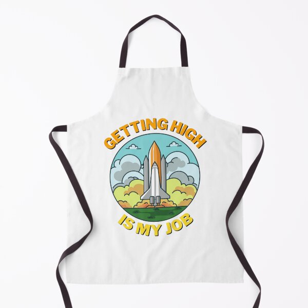 Item preview, Getting High Is My Job Sticker designed and sold by Water Flick.