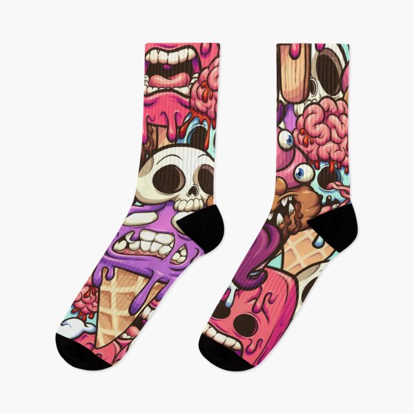 Item preview, Monster desserts seamless pattern cartoon. Vector clip art illustration with simple gradients. designed and sold by TeeFashionShop.