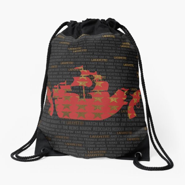 Hamilton - Guns And Ships Drawstring Bag