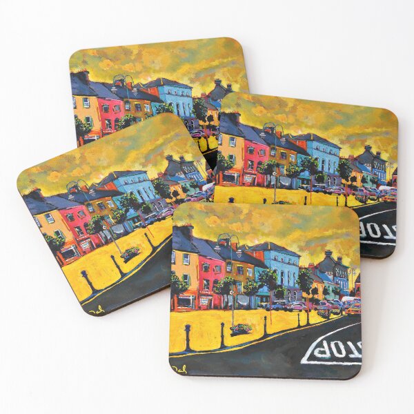 Listowel. The Square. Kerry, Ireland. Coasters (Set of 4)