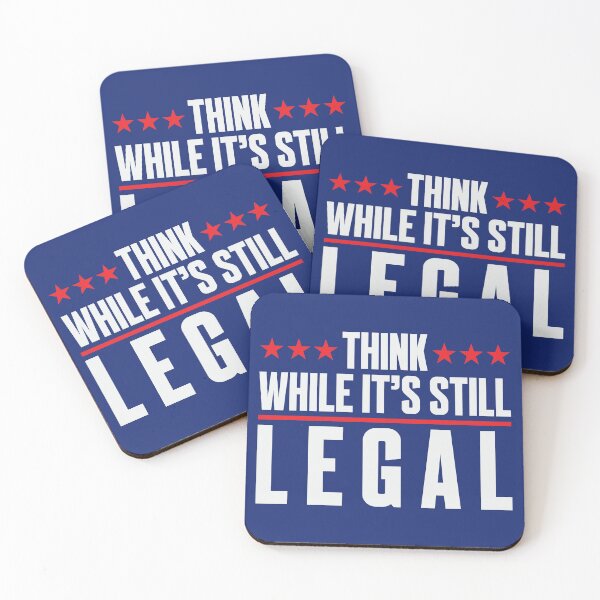 Item preview, Freedom of Thought Quote Think While It's Still Legal Anti Joe Bidon China's Puppet designed and sold by thecooltable.
