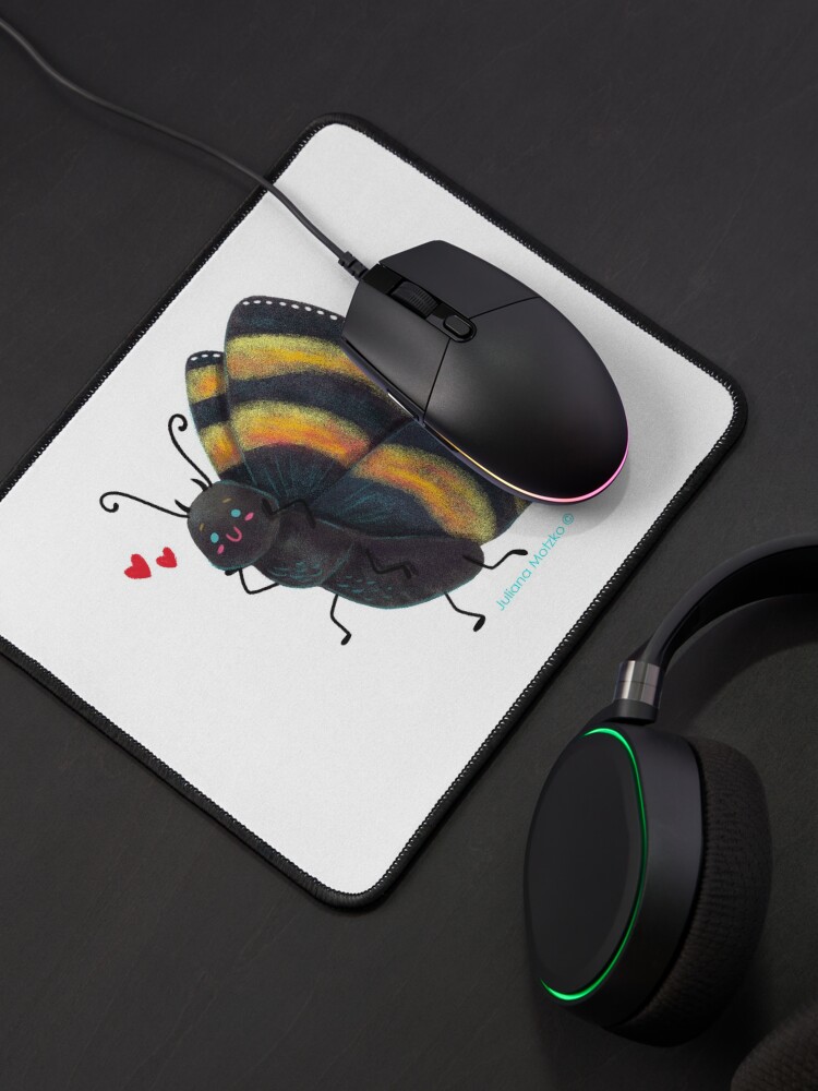Alternate view of Zodiac Moth Mouse Pad