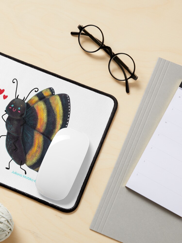 Alternate view of Zodiac Moth Mouse Pad