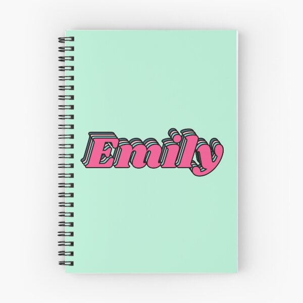 Item preview, Emily Name. Pink. Magenta. Blue designed and sold by ABInspired.