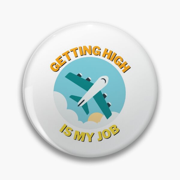 Item preview, Copy of Getting High Is My Job Sticker designed and sold by Water Flick.