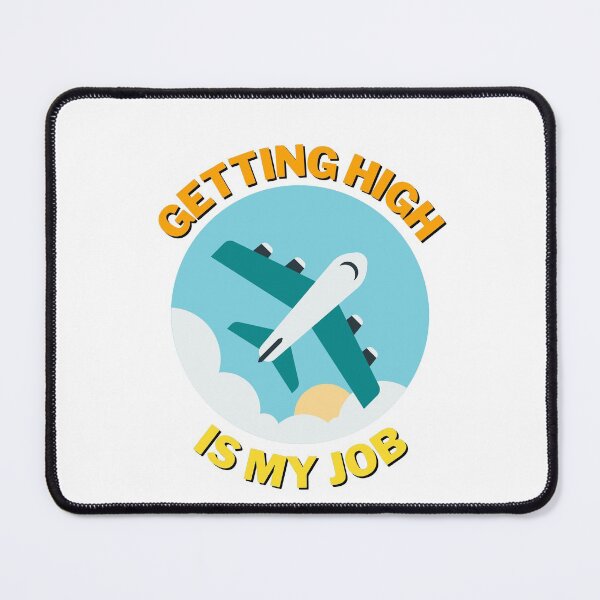 Item preview, Copy of Getting High Is My Job Sticker designed and sold by Water Flick.