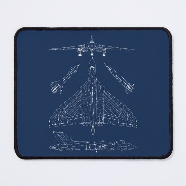 Item preview, V Bomber Blueprint Blue Line Detailed Drawing Design, Great Gift designed and sold by TrulyEpoque.