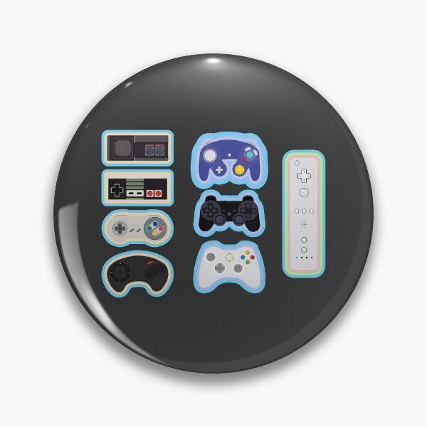 Item preview, Colorful Vintage Game Controllers designed and sold by BRU Design.